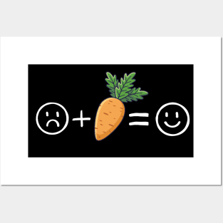 Carrot Makes Me Happy Posters and Art